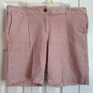 Loft striped shorts